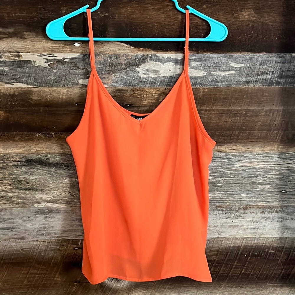 Orange tank top